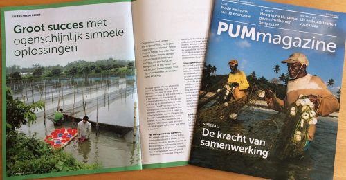 Contentcreatie en management voor PUM magazine