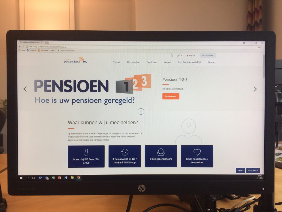 Pensioencommunicatie voor ING pensioenfonds