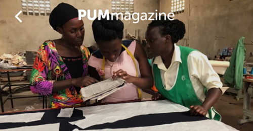 PUMmagazine drie Oegandese vrouwen in hun atelier